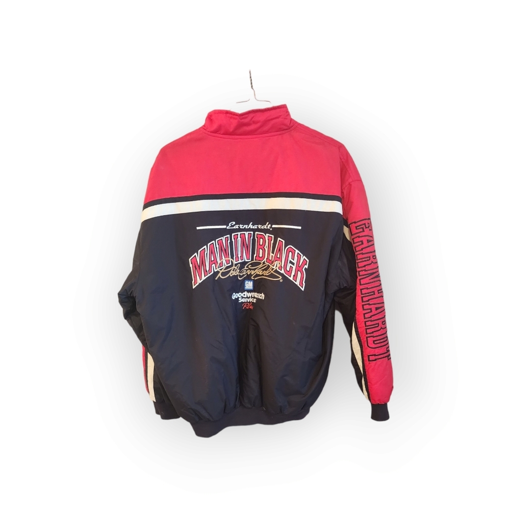 Vintage 90s 00s Grey Chase Authentic NASCAR Dale  Earnhardt Jr Jumper XL